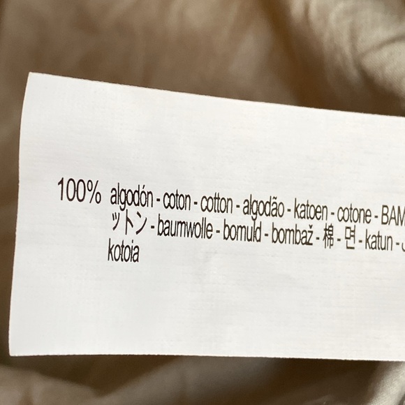 NWT. Zara Light Gray Poplin Jewel Shirt. Size XL. - Picture 7 of 8